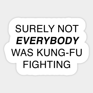KUNG-FU Sticker